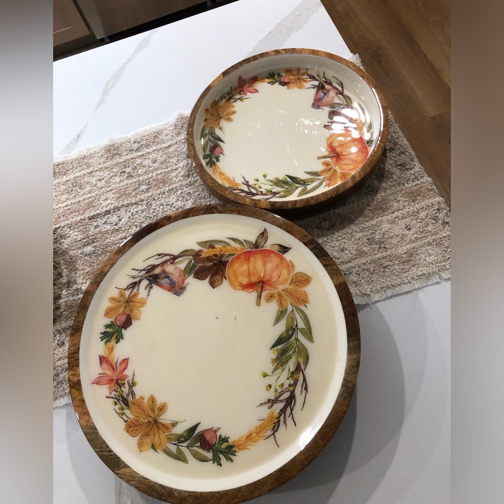 Autumn Harvest Decorative Plates